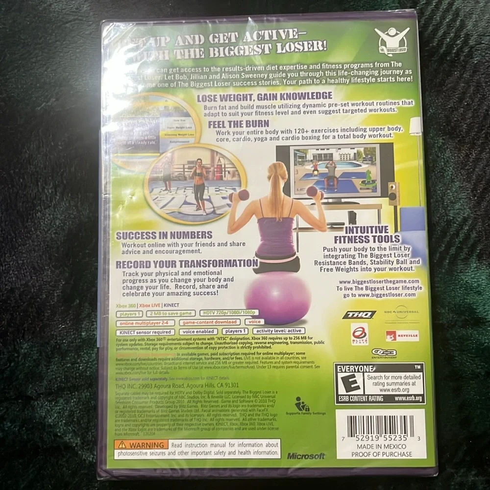 The Biggest Loser Ultimate Workout Microsoft Xbox 360 Complete